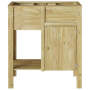 Cama Elevada de Jardín con Almacenamiento 85x46x96 cm Madera Tratada de Pino de , Maceteros y jardineras - Ref: Foro24-338587...