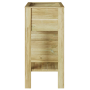 Cama Elevada de Jardín con Almacenamiento 85x46x96 cm Madera Tratada de Pino de , Maceteros y jardineras - Ref: Foro24-338587...
