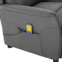 Silla de masaje de tela gris claro de , Sillones de masaje eléctricos - Ref: Foro24-348349, Precio: 229,38 €, Descuento: %
