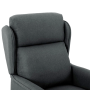 Sillón de Masaje Gris Oscuro de Tela de , Sillones de masaje eléctricos - Ref: Foro24-348350, Precio: 229,38 €, Descuento: %