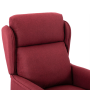 Silla de Masaje Color Rojo Vino Tela | Foro24.es | Tu tienda online para hogar, jardín y más Foro24.es