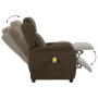 Sillón Recliner de Masaje Tela Marrón | Foro24.es | Tu tienda online para hogar, jardín y más Foro24.es