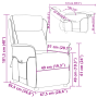 Sillón Recliner de Masaje Tela Marrón | Foro24.es | Tu tienda online para hogar, jardín y más Foro24.es