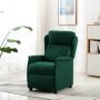 Silla de Masaje Verde Oscuro de Tela de , Sillones de masaje eléctricos - Ref: Foro24-348355, Precio: 229,38 €, Descuento: %