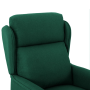 Silla de Masaje Verde Oscuro de Tela de , Sillones de masaje eléctricos - Ref: Foro24-348355, Precio: 229,38 €, Descuento: %