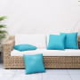 Cojines Scatter 4 pcs Turquesa 40x40 cm de , Cojines para sillas y sofás - Ref: Foro24-360380, Precio: 35,76 €, Descuento: %