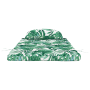 Cojín Tropical con Hojas de Hojas Poliéster Mediano Cojín de , Cojines para sillas y sofás - Ref: Foro24-361842, Precio: 71,7...