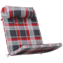 Almohadas rojas para silla Patrón de cuadros rojos Mezcla de algodón de , Cojines para sillas y sofás - Ref: Foro24-361843, P...