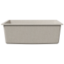 Fregadero de cocina con agujero de desbordamiento de granito beige de , Fregaderos - Ref: Foro24-4012349, Precio: 160,93 €