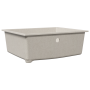 Fregadero de cocina con agujero de desbordamiento de granito beige de , Fregaderos - Ref: Foro24-4012349, Precio: 160,93 €