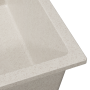 Fregadero de cocina con agujero de desbordamiento de granito beige de , Fregaderos - Ref: Foro24-4012349, Precio: 160,93 €