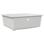 Lavabo de Cocina Blanco Granito con Orificio de Desbordamiento de , Fregaderos - Ref: Foro24-4012350, Precio: 163,62 €