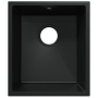 Fregadero de cocina con agujero de desbordamiento en granito negro de , Fregaderos - Ref: Foro24-4012351, Precio: 144,75 €