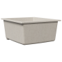 Fregadero de Cocina con Orificio de Desbordamiento en Granito Beige de , Fregaderos - Ref: Foro24-4012353, Precio: 144,75 €
