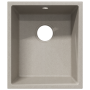Fregadero de Cocina con Orificio de Desbordamiento en Granito Beige de , Fregaderos - Ref: Foro24-4012353, Precio: 144,75 €