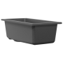 Fregadero de cocina con desbordamiento en granito gris de , Fregaderos - Ref: Foro24-4012356, Precio: 105,73 €