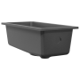 Fregadero de cocina con desbordamiento en granito gris de , Fregaderos - Ref: Foro24-4012356, Precio: 105,73 €