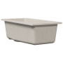 Fregadero de Cocina con Agujero de Desbordamiento Granito Beige de , Fregaderos - Ref: Foro24-4012357, Precio: 103,07 €