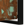 Banco de Madera Sólida Multicolor 100x35x50 cm Recuperada de , Bancos para recibidores y almacenamiento - Ref: Foro24-4013618...