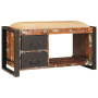 Banco de Almacenamiento Multicolor 80x35x40 cm de Madera Reciclada de , Bancos para recibidores y almacenamiento - Ref: Foro2...