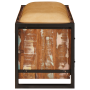 Banco de Almacenamiento Multicolor 80x35x40 cm de Madera Reciclada de , Bancos para recibidores y almacenamiento - Ref: Foro2...