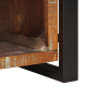 Banco de Almacenamiento Multicolor 80x35x40 cm de Madera Reciclada de , Bancos para recibidores y almacenamiento - Ref: Foro2...