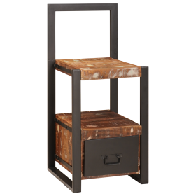 Perchero Multicolor 40x40x90 cm de Madera Maciza Recuperada de , Galanes de noche - Ref: Foro24-4015986, Precio: 147,49 €, De...
