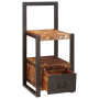 Perchero Multicolor 40x40x90 cm de Madera Maciza Recuperada de , Galanes de noche - Ref: Foro24-4015986, Precio: 147,49 €, De...