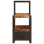 Perchero Multicolor 40x40x90 cm de Madera Maciza Recuperada de , Galanes de noche - Ref: Foro24-4015986, Precio: 147,49 €, De...
