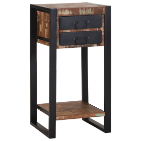 Soporte para Teléfono Multicolor 40x40x80 cm Madera Recuperada Sólida de , Mesas auxiliares - Ref: Foro24-4015988, Precio: 13...