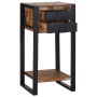 Soporte para Teléfono Multicolor 40x40x80 cm Madera Recuperada Sólida de , Mesas auxiliares - Ref: Foro24-4015988, Precio: 13...