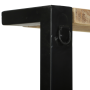 Estante de cocina 80x40x160 cm de madera maciza de mango de , Contenedores para utensilios de cocina - Ref: Foro24-4015989, P...