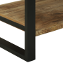 Estante de cocina 80x40x160 cm de madera maciza de mango de , Contenedores para utensilios de cocina - Ref: Foro24-4015989, P...