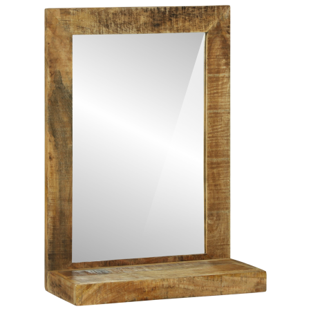 Espejo de Baño 50x22x70 cm de Madera Rústica Maciza de Mango de , Espejos - Ref: Foro24-4016736, Precio: 64,24 €, Descuento: %