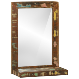 Espejo de Baño 50x22x70 cm de Madera Sólida Recuperada de , Espejos - Ref: Foro24-4016737, Precio: 64,24 €, Descuento: %