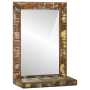 Espejo de Baño 50x22x70 cm de Madera Sólida Recuperada de , Espejos - Ref: Foro24-4016737, Precio: 64,24 €, Descuento: %