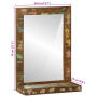 Espejo de Baño 50x22x70 cm de Madera Sólida Recuperada de , Espejos - Ref: Foro24-4016737, Precio: 64,24 €, Descuento: %