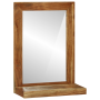 Espejo de baño 50x22x70 cm de madera maciza de acacia de , Espejos - Ref: Foro24-4016738, Precio: 64,24 €, Descuento: %