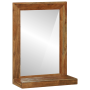 Espejo de baño 50x22x70 cm de madera maciza de acacia de , Espejos - Ref: Foro24-4016738, Precio: 64,24 €, Descuento: %