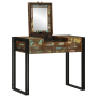 Mesa de tocador 90x50x75 cm Madera Sólida Recuperada de , Tocadores para dormitorios - Ref: Foro24-4016740, Precio: 207,07 €