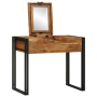 Mesa de tocador 90x50x75 cm de madera maciza de acacia | Foro24.es | Tu tienda online para hogar, jardín y más Foro24.es