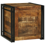 Caja de Almacenamiento 50x50x50 cm de Madera Maciza de Mango Rugoso de , Baúles de almacenamiento - Ref: Foro24-4016742, Prec...