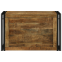 Caja de Almacenamiento 80x50x50 cm de Madera Sólida de Mango sin Pulir de , Baúles de almacenamiento - Ref: Foro24-4016745, P...