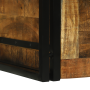 Caja de Almacenamiento 80x50x50 cm de Madera Sólida de Mango sin Pulir de , Baúles de almacenamiento - Ref: Foro24-4016745, P...