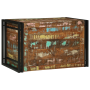 Caja de Almacenamiento Multicolor 80x50x50 cm de Madera Reciclada de , Baúles de almacenamiento - Ref: Foro24-4016746, Precio...