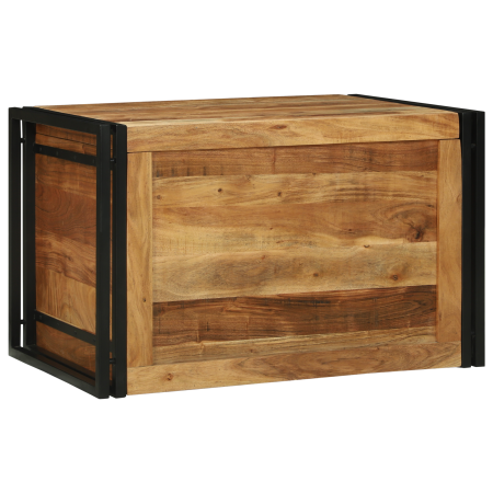 Caja de Almacenamiento 80x50x50 cm Madera Maciza de Acacia de , Baúles de almacenamiento - Ref: Foro24-4016747, Precio: 165,47 €