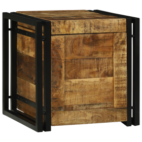 Caja de almacenamiento 40x40x40 cm de madera tosco de mango de , Baúles de almacenamiento - Ref: Foro24-4016748, Precio: 84,32 €