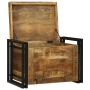 Caja de Almacenamiento 60x40x41 cm de madera de mango rugosa de , Baúles de almacenamiento - Ref: Foro24-4016751, Precio: 116...