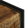 Caja de almacenamiento 40x40x40 cm de madera tosco de mango