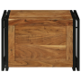 Caja de Almacenamiento 60x40x41 cm de Madera Sólida de Acacia de , Baúles de almacenamiento - Ref: Foro24-4016753, Precio: 11...